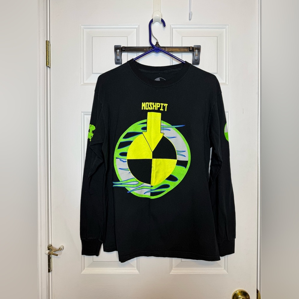 ASAP Rocky BUKU Moshpit Concert T-Shirt size Medium GUC Unisex Long Sleeve Rare